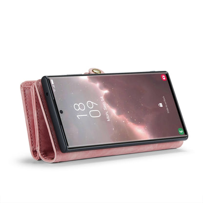For Samsung Galaxy S24 Ultra 5G CaseMe 008 Detachable Multifunctional Leather Phone Case(Pink) - Galaxy S24 Ultra 5G Cases by CaseMe | Online Shopping South Africa | PMC Jewellery