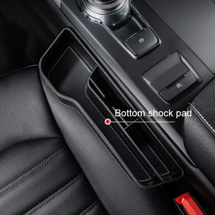 Car Multi-functional Console Box Cup Holder Seat Gap Side Storage Box, Leather Style, Color:Black(Front Passenger Seat) - Stowing Tidying by PMC TechLife | Online Shopping South Africa | PMC TechLife | Buy Now Pay Later Mobicred