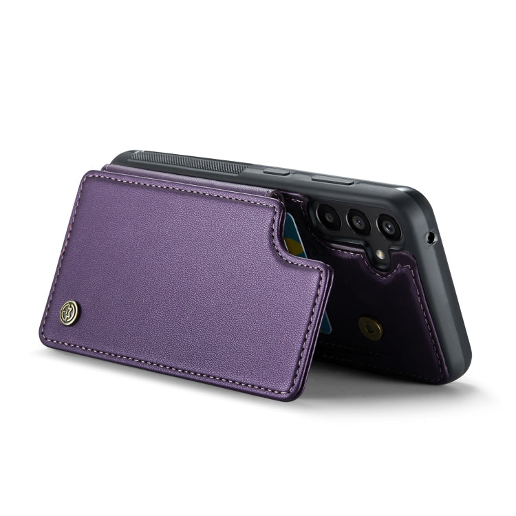 For Samsung Galaxy A55 5G CaseMe C22 PC+TPU Business Style RFID Anti-theft Leather Phone Case(Purple) - Galaxy Phone Cases by CaseMe | Online Shopping South Africa | PMC Jewellery | Buy Now Pay Later Mobicred