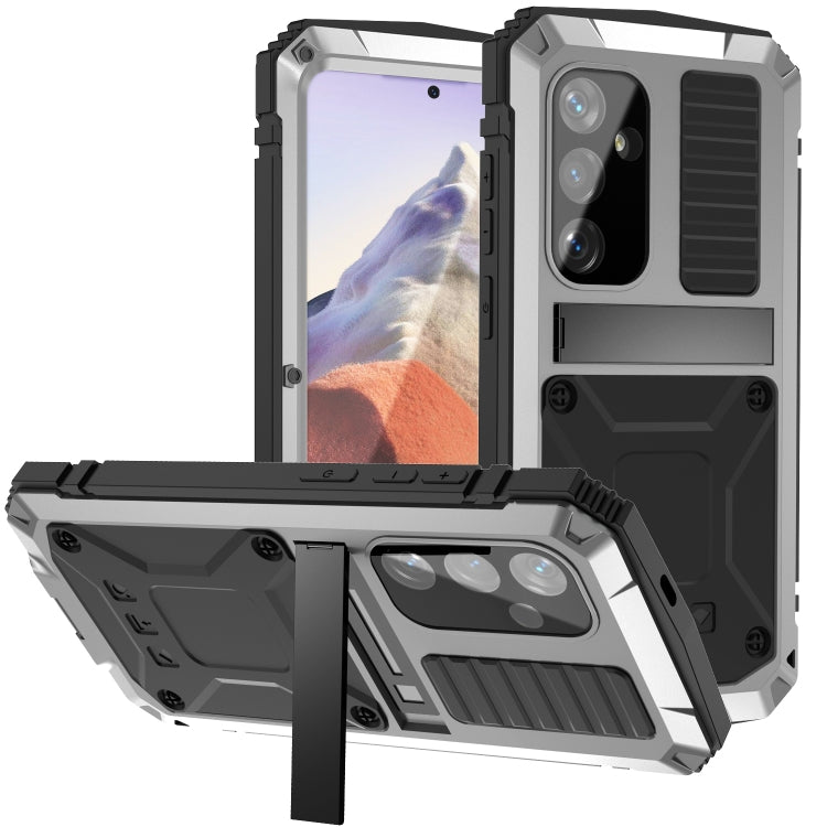 For Samsung Galaxy S24 5G R-JUST Life Waterproof Dustproof Shockproof Phone Case(Silver) - free shipping - PMC TechLife - Order now!
