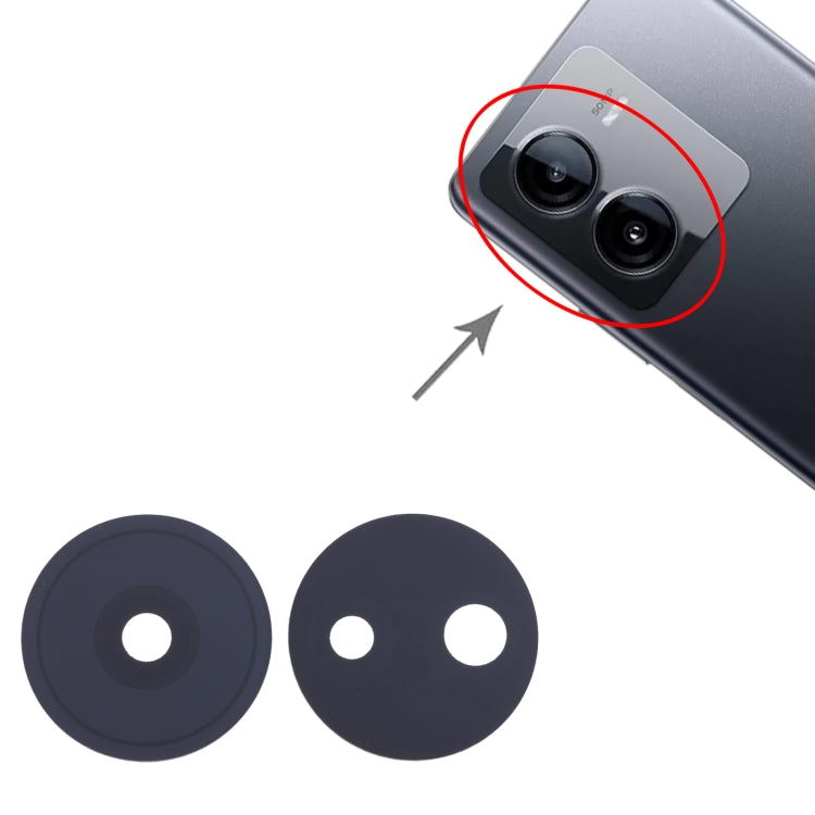 For vivo T2 5G 10set Back Camera Lens - Camera Parts by PMC TechLife | Online Shopping South Africa | PMC TechLife