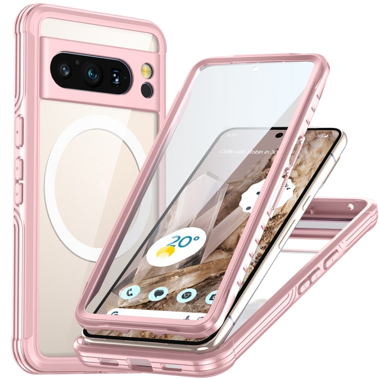 For Google Pixel 8 Pro Life Waterproof MagSafe Phone Case(Pink) - Google Cases by PMC TechLife | Online Shopping South Africa | PMC TechLife | Buy Now Pay Later Mobicred