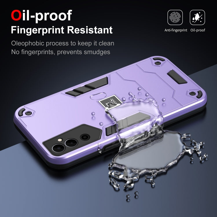 For Tecno Pova Neo 2 4G 2 in 1 Shockproof Phone Case(Purple) - Tecno Cases by PMC TechLife | Online Shopping South Africa | PMC TechLife | Buy Now Pay Later Mobicred
