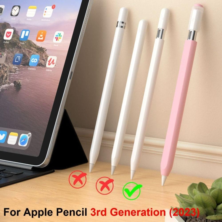 For Apple Pencil (USB-C) Jelly Silicone Stylus Pen Protective Cover(Grey) - Pencil Accessories by PMC Jewellery | Online Shopping South Africa | PMC Jewellery | Buy Now Pay Later Mobicred