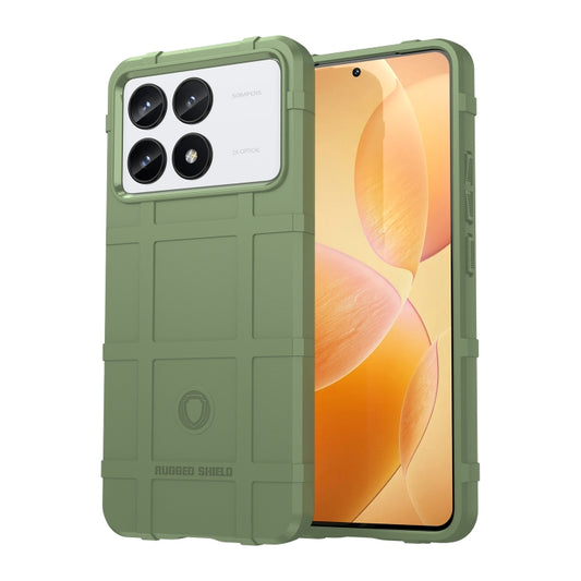 For Xiaomi Redmi K70 Full Coverage Shockproof TPU Phone Case(Green) - K70 Cases by PMC Jewellery | Online Shopping South Africa | PMC Jewellery | Buy Now Pay Later Mobicred