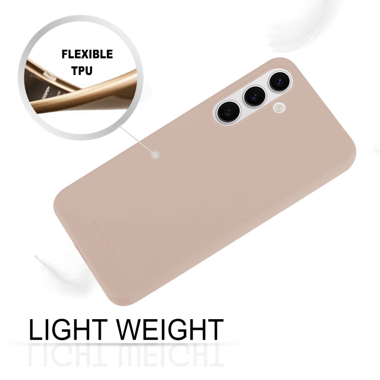 For Samsung Galaxy S24+ 5G GOOSPERY SOFT FEELING Liquid TPU Soft Phone Case(Apricot) - Galaxy S24+ 5G Cases by GOOSPERY | Online Shopping South Africa | PMC Jewellery | Buy Now Pay Later Mobicred