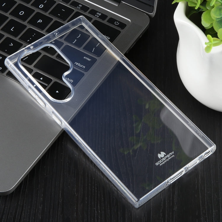 For Samsung Galaxy S24 Ultra 5G GOOSPERY CLEAR JELLY Transparent TPU Soft Phone Case - Galaxy S24 Ultra 5G Cases by GOOSPERY | Online Shopping South Africa | PMC Jewellery | Buy Now Pay Later Mobicred