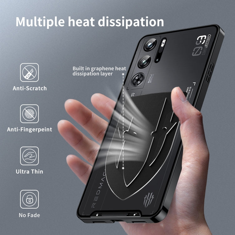 For ZTE nubia Red Magic 9S Pro Metal Cooling Phone Case(Black) - ZTE Cases by PMC TechLife | Online Shopping South Africa | PMC TechLife | Buy Now Pay Later Mobicred
