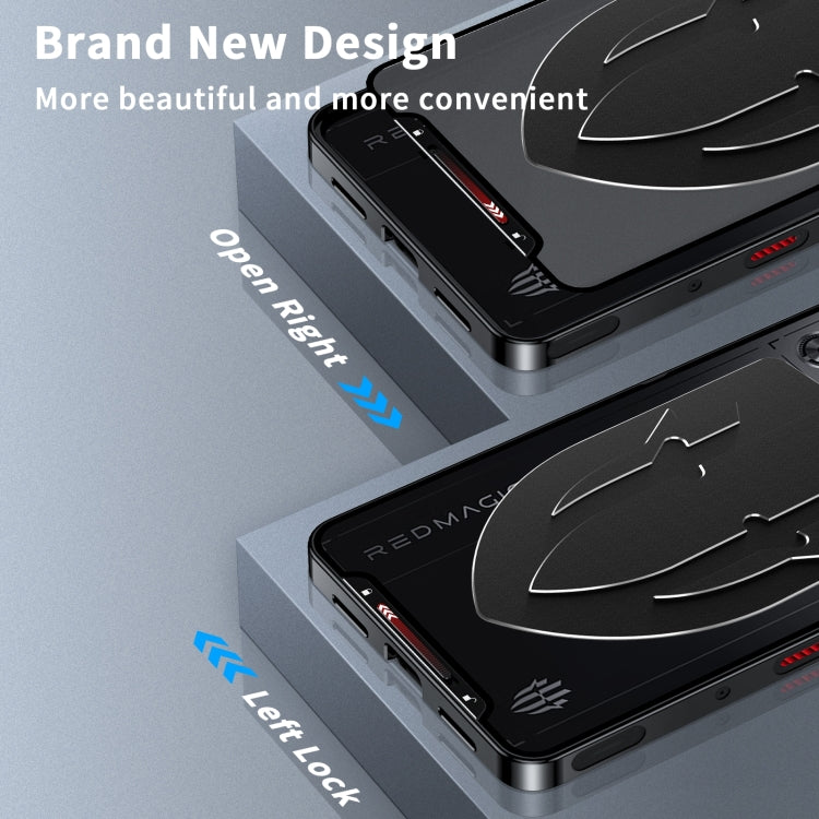 For ZTE nubia Red Magic 9S Pro Metal Cooling Phone Case(Black) - ZTE Cases by PMC TechLife | Online Shopping South Africa | PMC TechLife | Buy Now Pay Later Mobicred