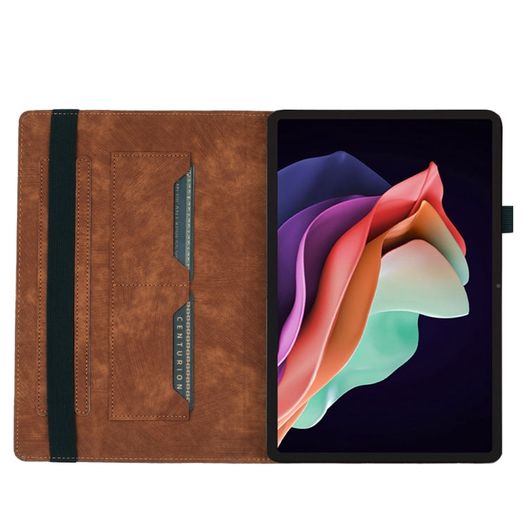 For Lenovo Tab P12 / Xiaoxin Pad Pro 12.7 Butterfly Cat Embossing Leather Tablet Case(Brown) - free shipping - PMC TechLife - Order now!