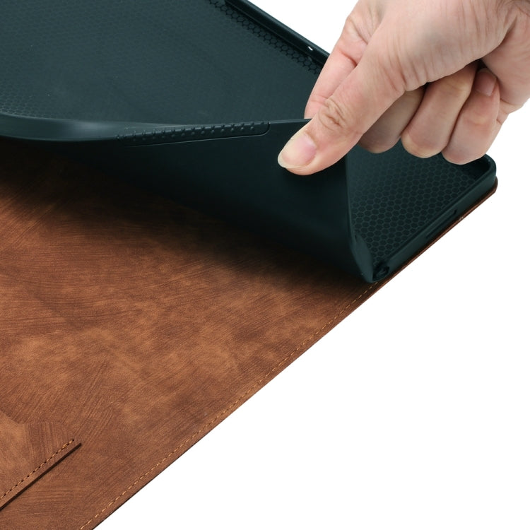For Lenovo Tab P12 / Xiaoxin Pad Pro 12.7 Butterfly Cat Embossing Leather Tablet Case(Brown) - free shipping - PMC TechLife - Order now!