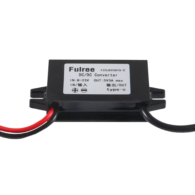 12V to 5V 3A Car Power Converter DC Module Voltage Regulator, Style:Dual USB with Ears - Car Modification by PMC TechLife | Online Shopping South Africa | PMC TechLife | Buy Now Pay Later Mobicred