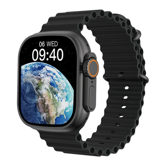 WIWU SW01 Ultra Max 2.2 inch IPS Screen IP68 Waterproof Bluetooth Smart Watch(Black) - Smart Watches by WIWU | Online Shopping South Africa | PMC Jewellery | Buy Now Pay Later Mobicred