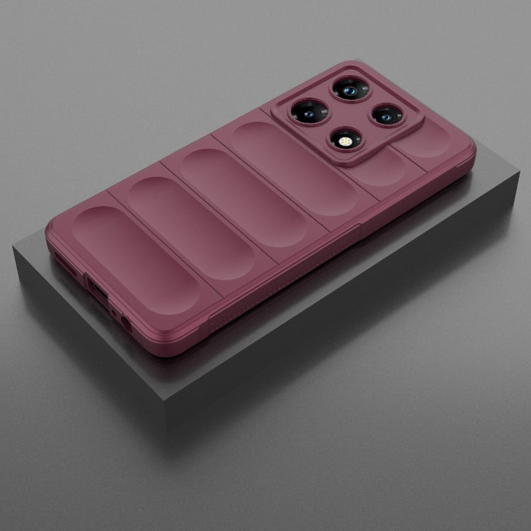For Infinix Note 30 Pro X6788 Magic Shield TPU + Flannel Phone Case(Wine Red) - Infinix Cases by PMC TechLife | Online Shopping South Africa | PMC TechLife | Buy Now Pay Later Mobicred