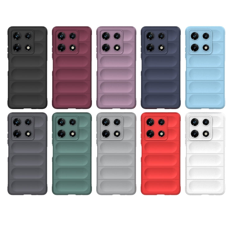 For Infinix Note 30 Pro X6788 Magic Shield TPU + Flannel Phone Case(Wine Red) - Infinix Cases by PMC TechLife | Online Shopping South Africa | PMC TechLife | Buy Now Pay Later Mobicred