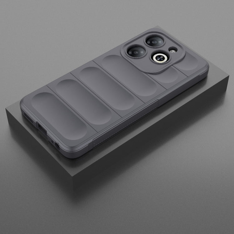For Infinix Smart 8 Magic Shield TPU + Flannel Phone Case(Dark Grey) - Infinix Cases by PMC TechLife | Online Shopping South Africa | PMC TechLife | Buy Now Pay Later Mobicred