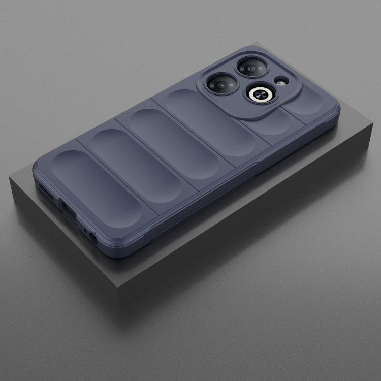 For Infinix Smart 8 Magic Shield TPU + Flannel Phone Case(Dark Blue) - Infinix Cases by PMC TechLife | Online Shopping South Africa | PMC TechLife | Buy Now Pay Later Mobicred