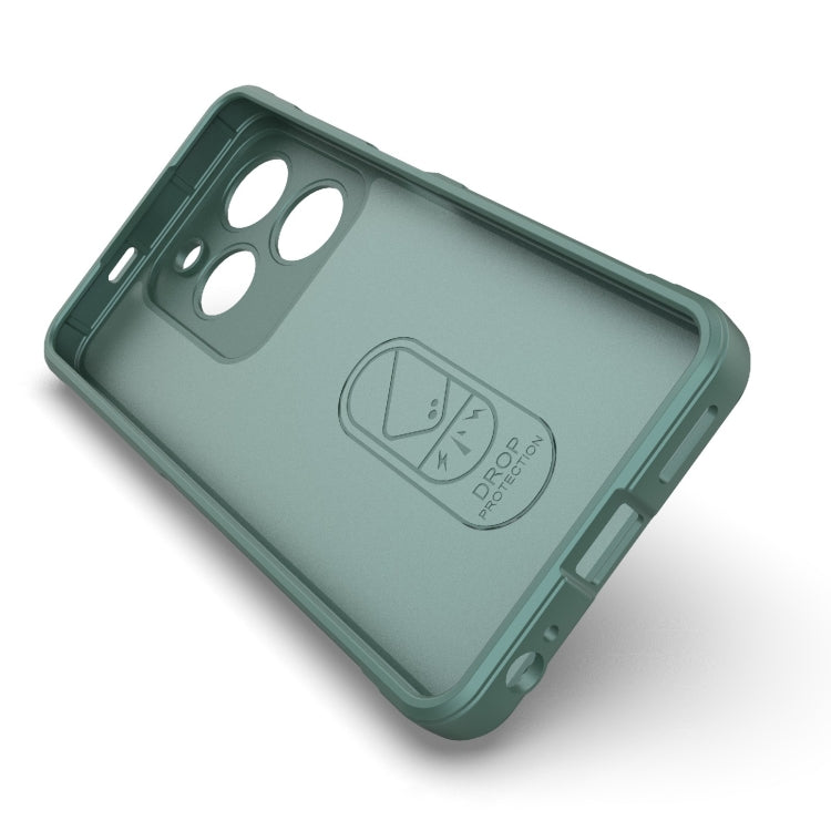 For Tecno Spark Go 2024 / 20C / Pop 8 Magic Shield TPU + Flannel Phone Case(Grey) - Tecno Cases by PMC Jewellery | Online Shopping South Africa | PMC Jewellery | Buy Now Pay Later Mobicred