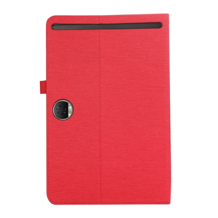 For Honor Pad 9 Fabric Texture Horizontal Flip Leather Tablet Case(Red) - free shipping - PMC TechLife - Order now!