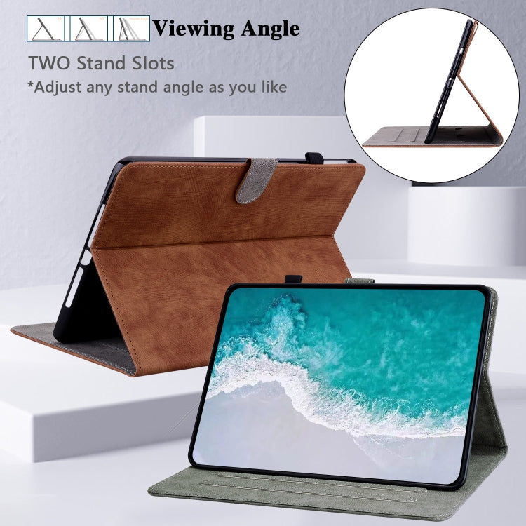 For Amazon Kindle Paperwhite 5  2023 2024 Tiger Pattern Flip Leather Tablet Case(Brown) - Amazon by PMC Jewellery | Online Shopping South Africa | PMC Jewellery | Buy Now Pay Later Mobicred