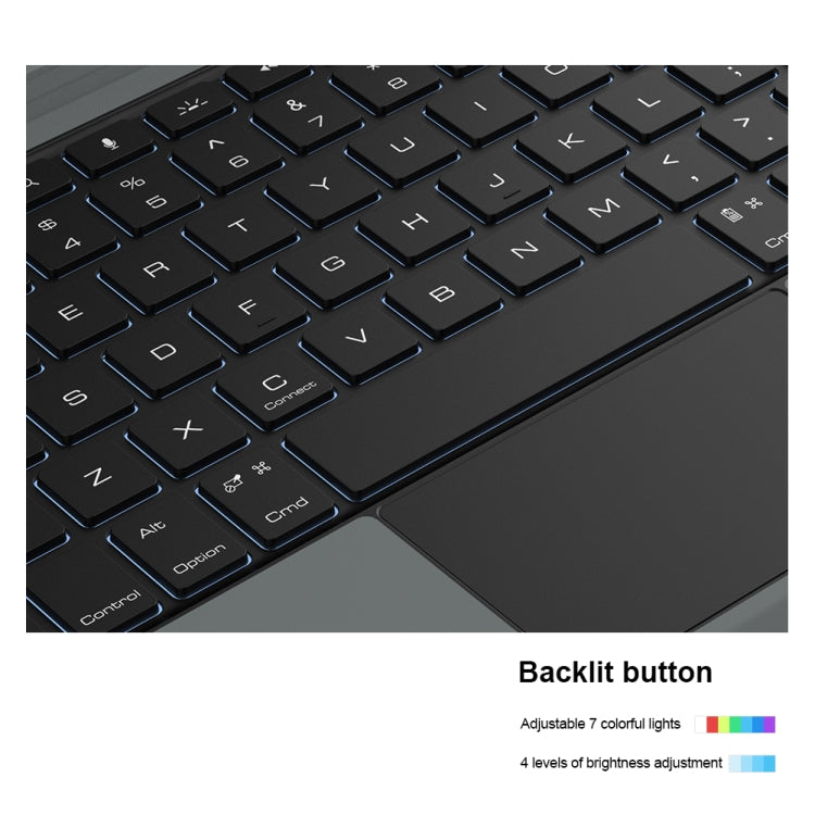 For iPad Pro 13 2024 Nillkin Backlit Version Bumper Link Keyboard Case - free shipping - PMC Jewellery - Order now!