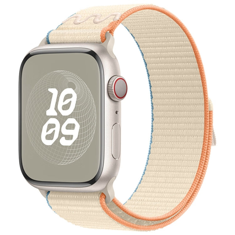 For Apple Watch Series 7 41mm Loop Nylon Watch Band(Milky White) - free shipping - PMC TechLife - Order now!
