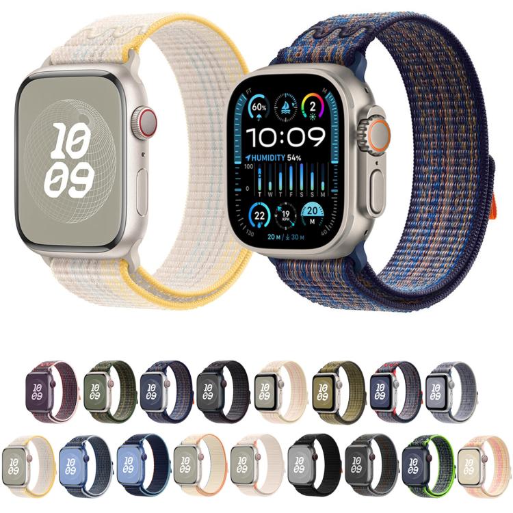For Apple Watch Series 3 42mm Loop Nylon Watch Band(Midnight) - free shipping - PMC TechLife - Order now!