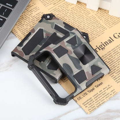 For Motorola Razr 40 Camouflage Armor Kickstand TPU + PC Magnetic Phone Case(Army Green) - Motorola Cases by PMC Jewellery | Online Shopping South Africa | PMC Jewellery