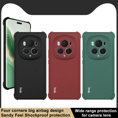 For Honor Magic6 Pro 5G imak Shockproof Airbag TPU Phone Case(Matte Green) - Honor Cases by imak | Online Shopping South Africa | PMC Jewellery | Buy Now Pay Later Mobicred