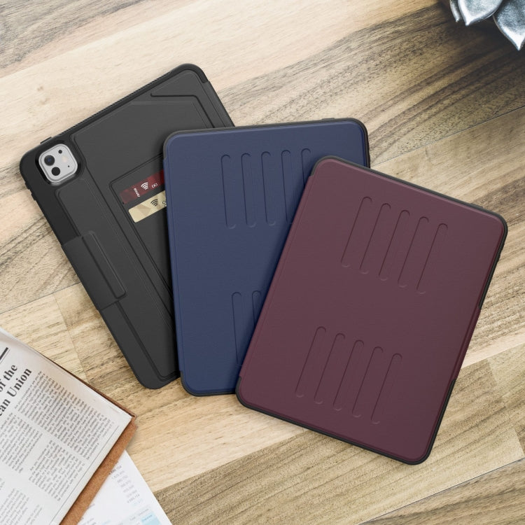 For iPad Pro 11 2024 Notebook Magnetic Leather Tablet Case(Purple) - iPad Pro 11 2024 Cases by PMC TechLife | Online Shopping South Africa | PMC TechLife | Buy Now Pay Later Mobicred