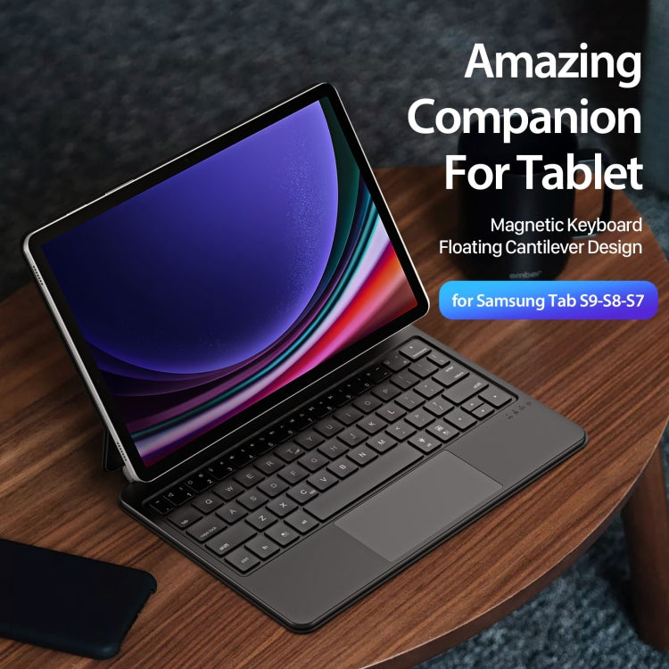 For Samsung Galaxy Tab S9 / S8 / S7 DUX DUCIS MK Series Floating Magnetic Keyboard Tablet Leather Case - Samsung Keyboard by DUX DUCIS | Online Shopping South Africa | PMC TechLife | Buy Now Pay Later Mobicred