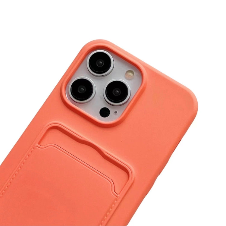 For iPhone 16 Pro Card Slot Liquid Silicone Phone Case with Lanyard(Mint Green) - iPhone 16 Pro Cases by PMC TechLife | Online Shopping South Africa | PMC TechLife | Buy Now Pay Later Mobicred