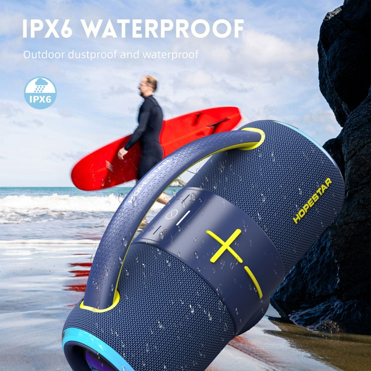 HOPESTAR H68 50W Outdoor Portable Waterproof Dazzling Bluetooth Speaker(Grey) - free shipping - PMC Jewellery - Order now!