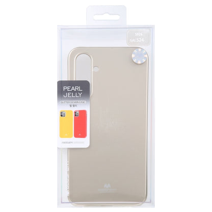 For Samsung Galaxy S24 5G GOOSPERY PEARL JELLY Shockproof TPU Phone Case(Gold) - Galaxy S24 5G Cases by GOOSPERY | Online Shopping South Africa | PMC Jewellery | Buy Now Pay Later Mobicred