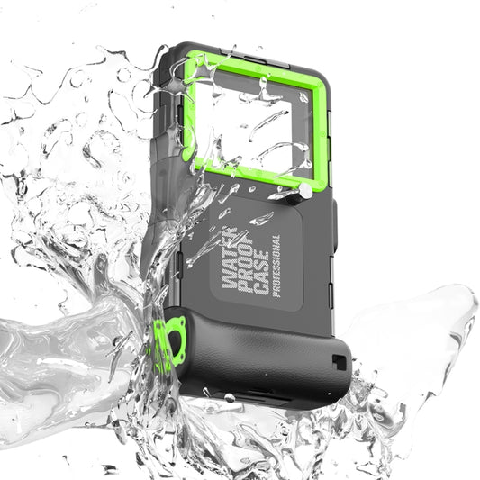 Diving Shell Gen2 Upgrade IP68 Waterproof Phone Case(Black Green) - Waterproof Bag by PMC Jewellery | Online Shopping South Africa | PMC Jewellery | Buy Now Pay Later Mobicred