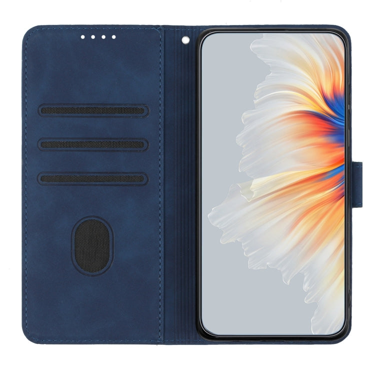 For Tecno Spark Go 2024 Heart Pattern Skin Feel Leather Phone Case(Royal Blue) - Tecno Cases by PMC Jewellery | Online Shopping South Africa | PMC Jewellery | Buy Now Pay Later Mobicred