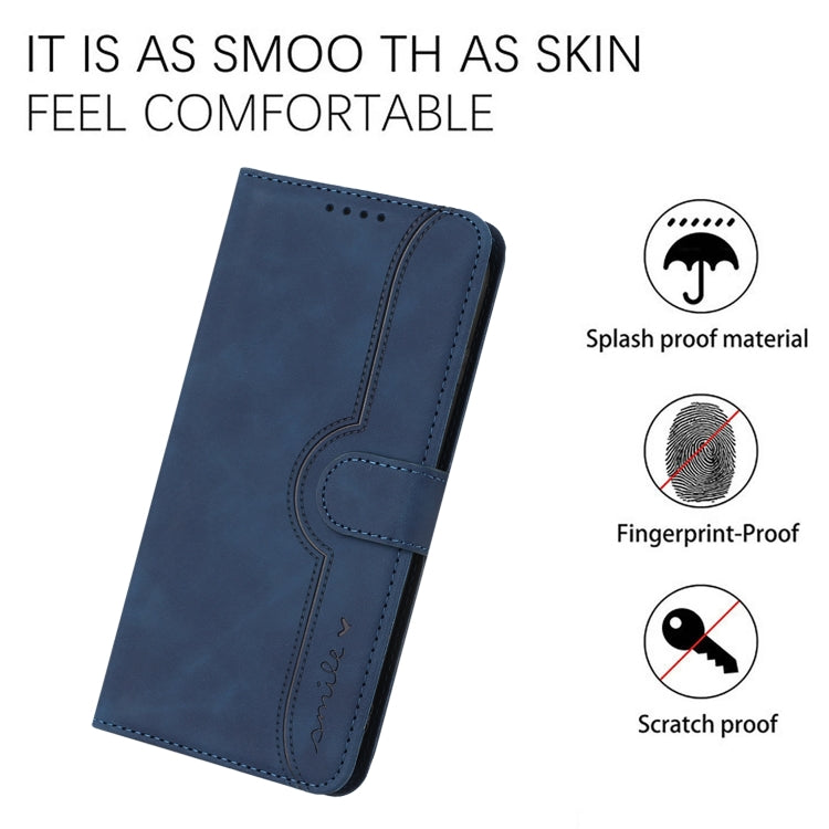 For Tecno Spark Go 2024 Heart Pattern Skin Feel Leather Phone Case(Royal Blue) - Tecno Cases by PMC Jewellery | Online Shopping South Africa | PMC Jewellery | Buy Now Pay Later Mobicred