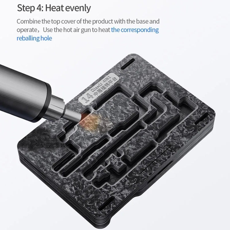 Qianli Magnetic Middle Layer BGA Reballing Platform For iPhone 15 Series - free shipping - PMC TechLife - Order now!
