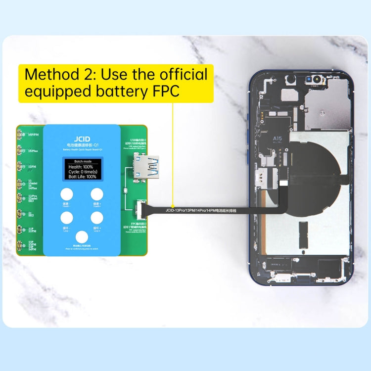 JCID Q1 Battery Health Quick Repair Board For iPhone 11-15 Pro Max - Test Tools by JC | Online Shopping South Africa | PMC Jewellery | Buy Now Pay Later Mobicred