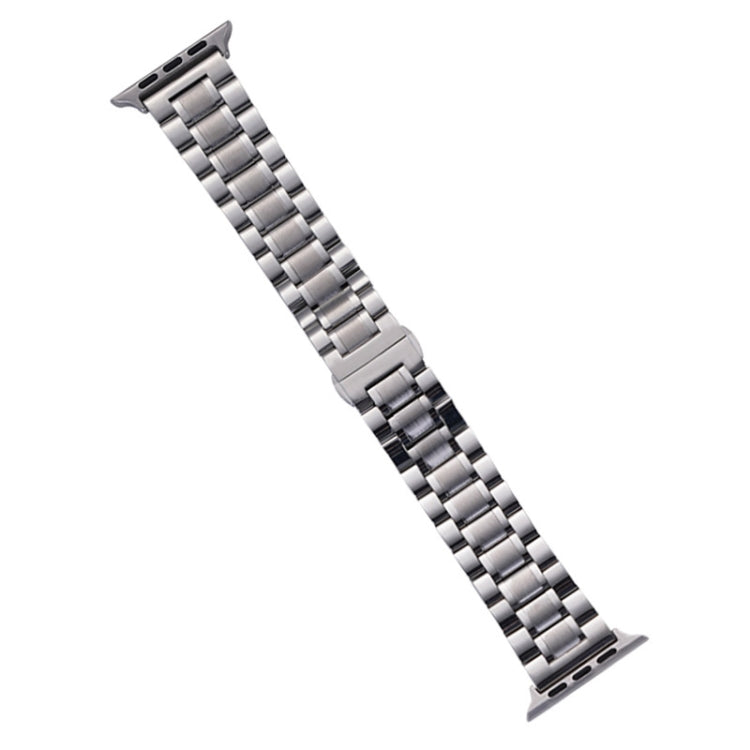 For Apple Watch Series 9 41mm Five-Beads Stainless Steel Watch Band(Silver) - free shipping - PMC TechLife - Order now!