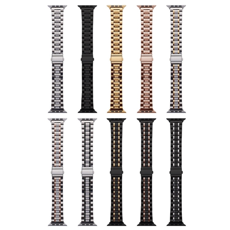 For Apple Watch 42mm Five-Beads Stainless Steel Watch Band(Silver) - free shipping - PMC TechLife - Order now!