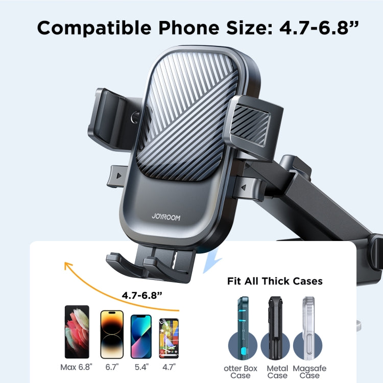 JOYROOM JR-OK6 Mechanical Car Phone Mount(Black) - Universal Car Holders by JOYROOM | Online Shopping South Africa | PMC TechLife | Buy Now Pay Later Mobicred