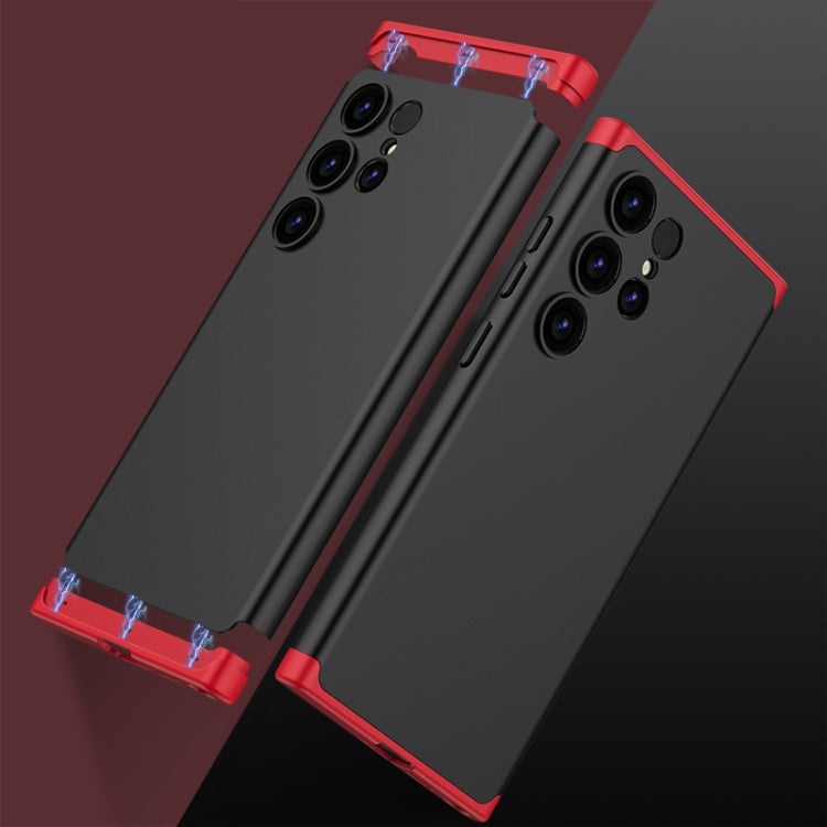 For Samsung Galaxy S24 Ultra 5G GKK Mortise-Tenon Connection Three Stage Splicing Full Coverage PC Phone Case(Red) - Galaxy S24 Ultra 5G Cases by GKK | Online Shopping South Africa | PMC Jewellery | Buy Now Pay Later Mobicred