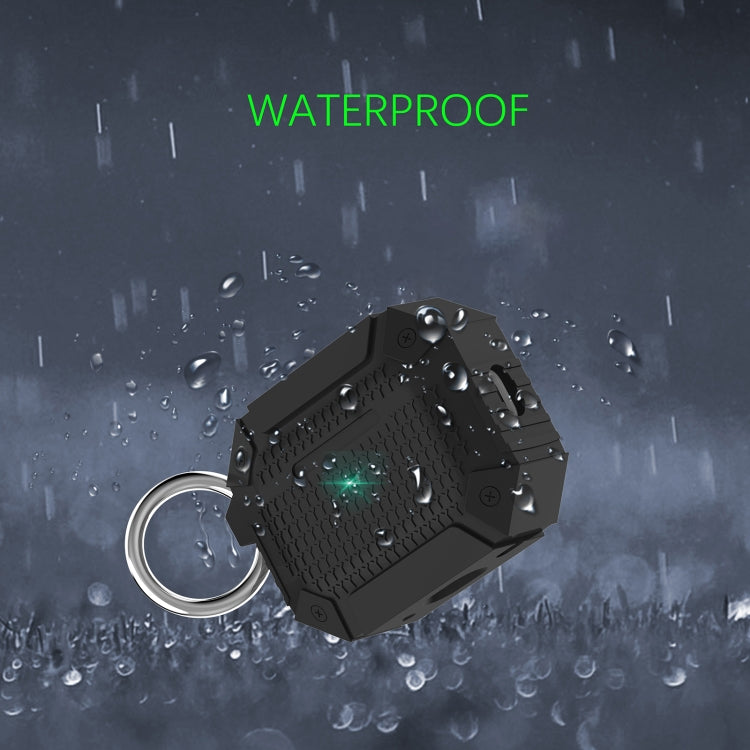 For AirPods Pro 2 Wireless Earphones Shockproof Armor Silicone Protective Case(Dark Green) - For AirPods Pro 2 by PMC Jewellery | Online Shopping South Africa | PMC Jewellery | Buy Now Pay Later Mobicred