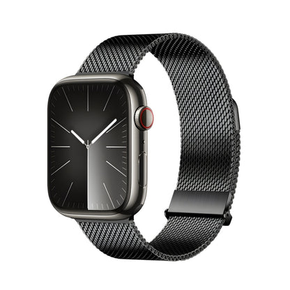 For Apple Watch SE 2023 44mm DUX DUCIS Milanese Pro Series Stainless Steel Watch Band(Black) - Watch Bands by DUX DUCIS | Online Shopping South Africa | PMC Jewellery