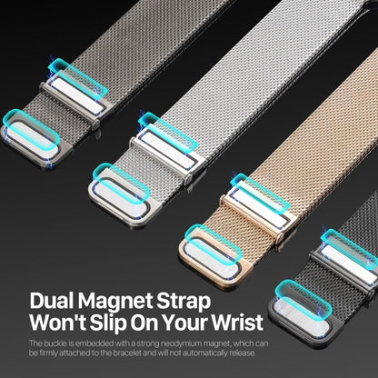 For Apple Watch SE 2023 44mm DUX DUCIS Milanese Pro Series Stainless Steel Watch Band(Gold) - Watch Bands by DUX DUCIS | Online Shopping South Africa | PMC Jewellery