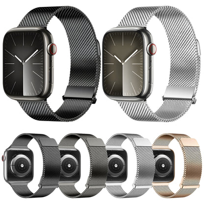 For Apple Watch Series 5 40mm DUX DUCIS Milanese Pro Series Stainless Steel Watch Band(Silver) - Watch Bands by DUX DUCIS | Online Shopping South Africa | PMC Jewellery