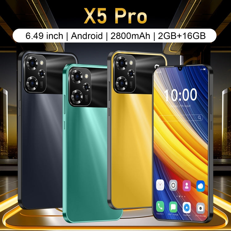 X5 Pro / X17, 2GB+16GB, 6.49 inch Face Identification Android 8.1 MTK6580A Quad Core, Network: 3G, Dual SIM(Green) -  by PMC Jewellery | Online Shopping South Africa | PMC Jewellery