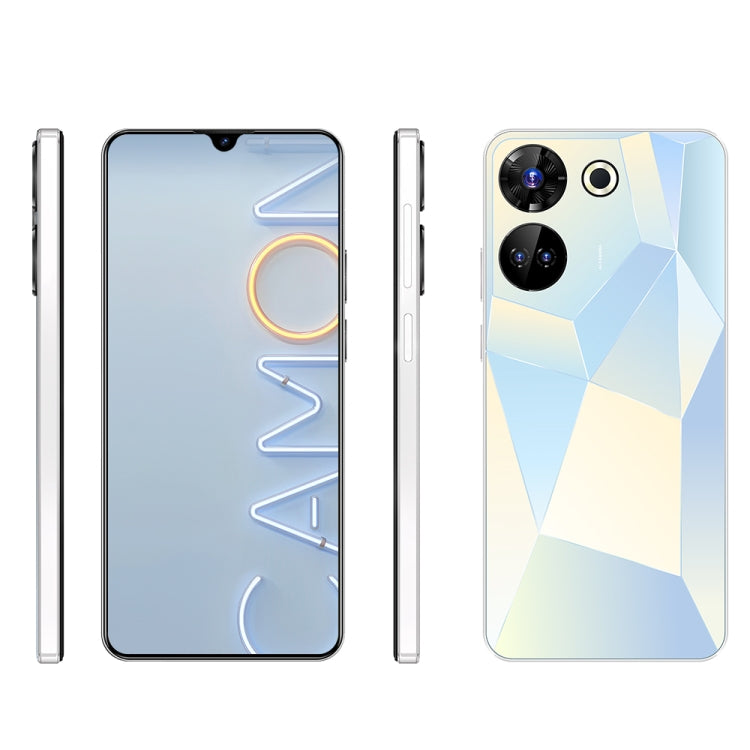 C20 Pro / X19, 2GB+16GB, 6.49 inch Face Identification Android 8.1 MTK6580A Quad Core, Network: 3G, Dual SIM(White) -  by PMC TechLife | Online Shopping South Africa | PMC TechLife