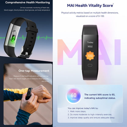 S5-4 Smart Bracelet IP68 Waterproof Heart Rate Sport Fitness Tracker Smart Watch(Purple) - Smart Wristbands by PMC Jewellery | Online Shopping South Africa | PMC Jewellery
